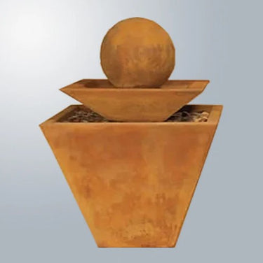 Giannini Garden Two Tiered Tapered Square Fountain